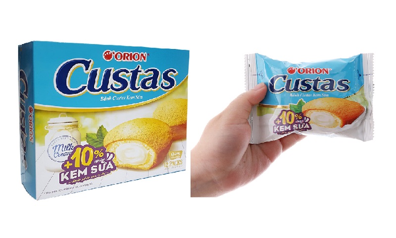 Bánh Custas Kem Sữa