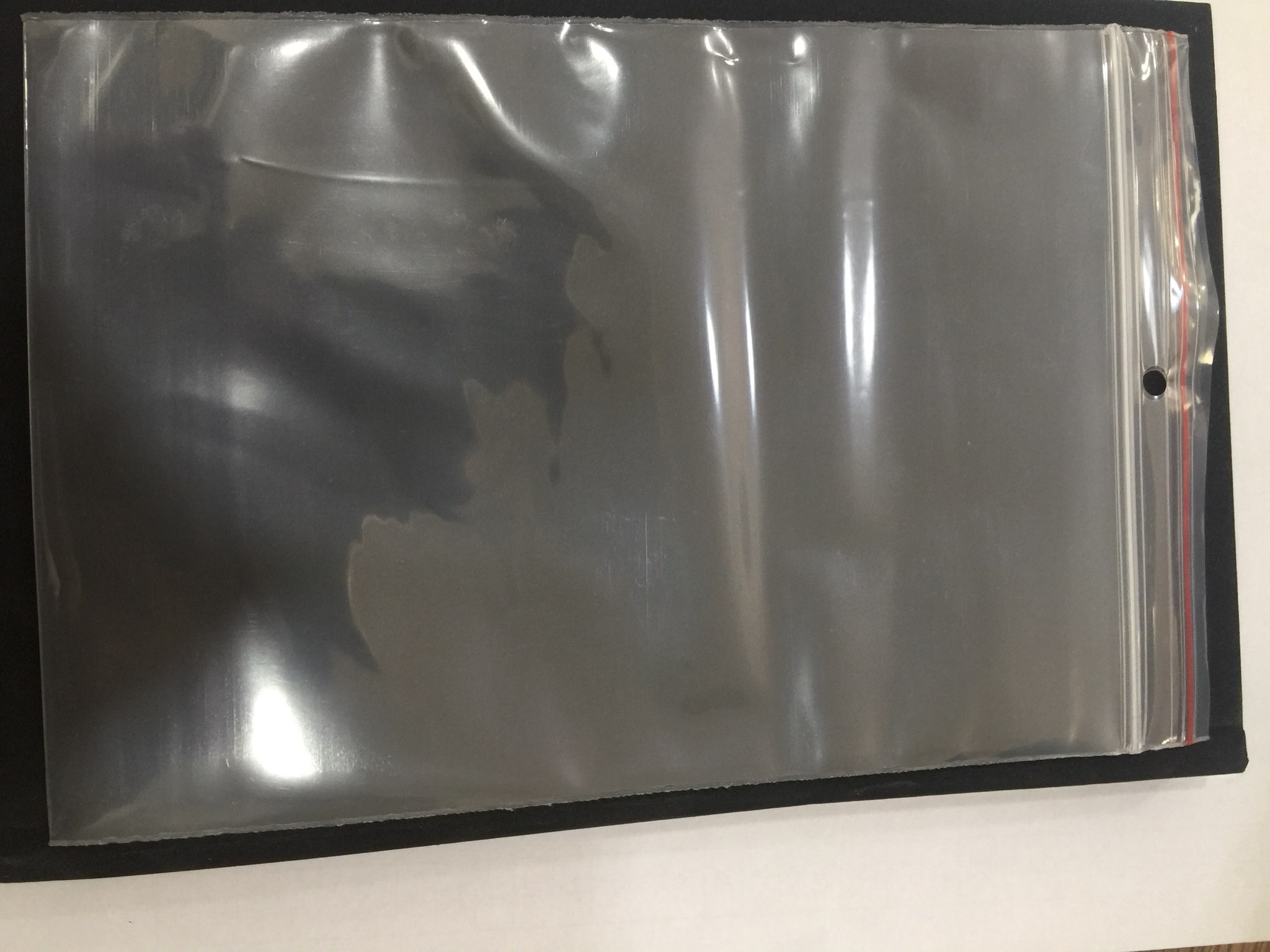 Bao zipper dày có đục lỗ 12x17cm