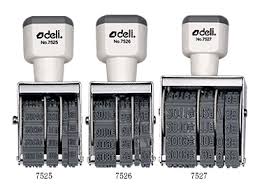 Dấu xoay tay Shiny NA8 8 số - số cao 15mm