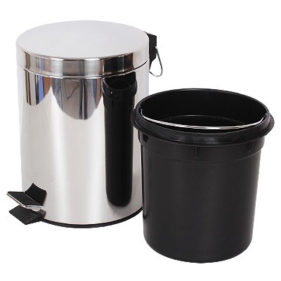 Thùng rác Inox đạp chân 7L