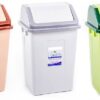 Thùng rác nắp lật Duy Tân - trung