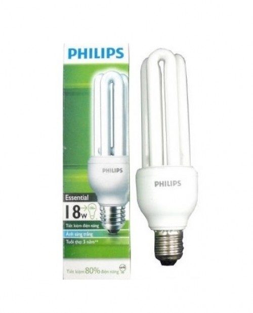 Bóng đèn Compact Philips 18W 3U