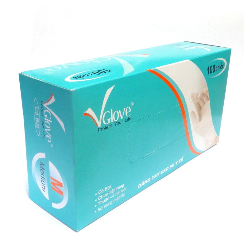 Găng tay cao su y tế Vglove